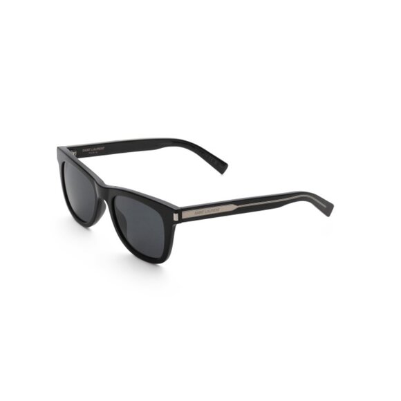 SAINT LAURENT Black 52mm Round Sunglasses - Picture 1 of 2